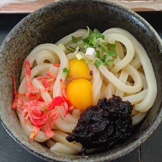 5分でできる！レンジうどんで作る釜玉うどん